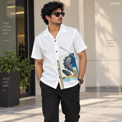 MFW designer Cuban collar shirts buy @250 rs only