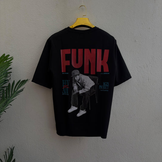 Round neck Front and back print droup shoulder Tshirt 1 pc @199 and 3 pcs @ 499(BLACK)