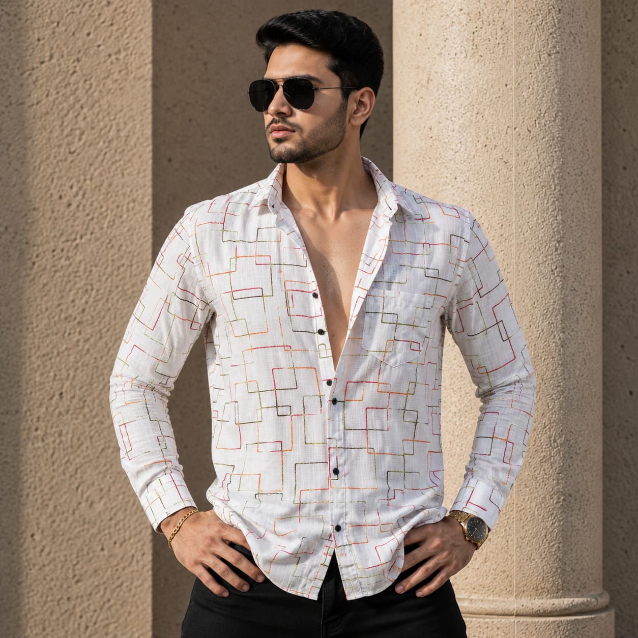 Mfw embroidery full sleeve Shirts single pcs @299 and Buy 4 pcs combo @999