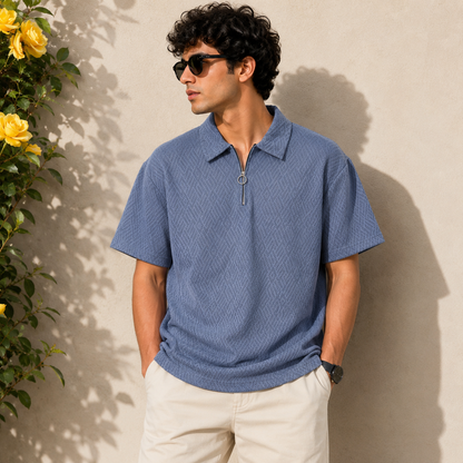 Mfw Half sleeve zipper Tshirt 1 pc @199 and 3 pcs @ 499
