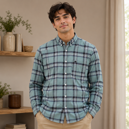 Mfw Oxford checked Shirts single pcs @299 and Buy 4 pcs combo @999