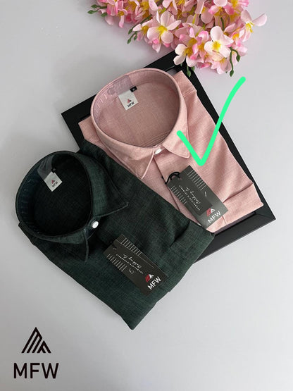 MFW plain Lenin shirts Single pcs @299 and Buy 4 pcs combo @999