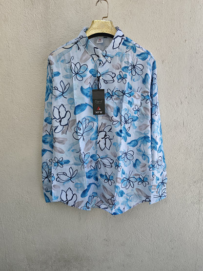 MFW viscose full sleeve printed shirts Single pcs @299 and Buy 4 pcs combo @999 [New]