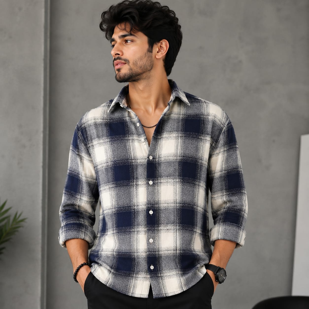 MFW grindal fabric checked shirts Single pcs @299 and Buy 4 pcs combo @999