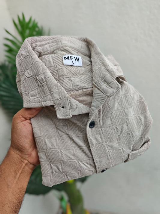 MFW Full sleeve Jacquard shirts Single pcs @299 and Buy 4 pcs combo @999