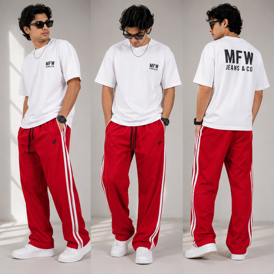 NS 3 Line baggy type track pants buy 3 pcs @499(Pls read description before ordering)
