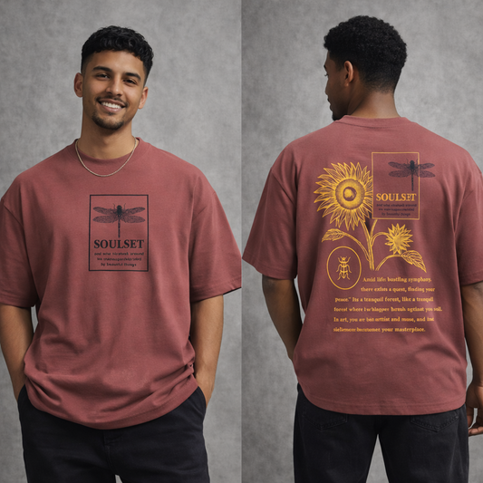 Round neck Front and back Printed droup shoulder Tshirt 1 pc @199 and 3 pcs @ 499