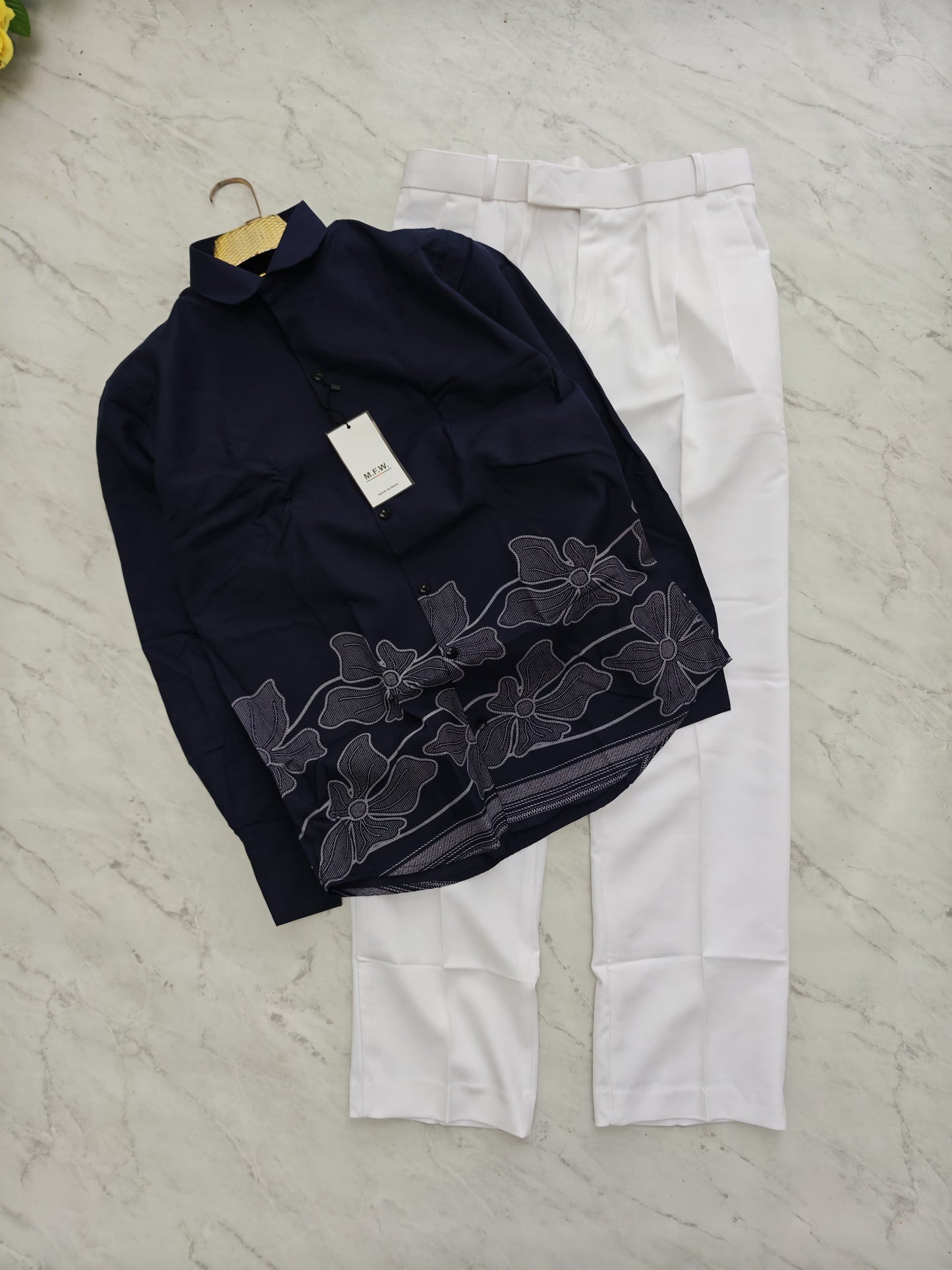 2-in-1 Bottom Printed Shirt & Korean Baggy Pant Combo ₹600 | MFW