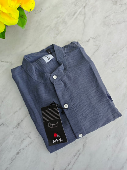 MFW Chinese collar crush lenin full sleeve shirts Single pcs @299 and Buy 4 pcs combo @999