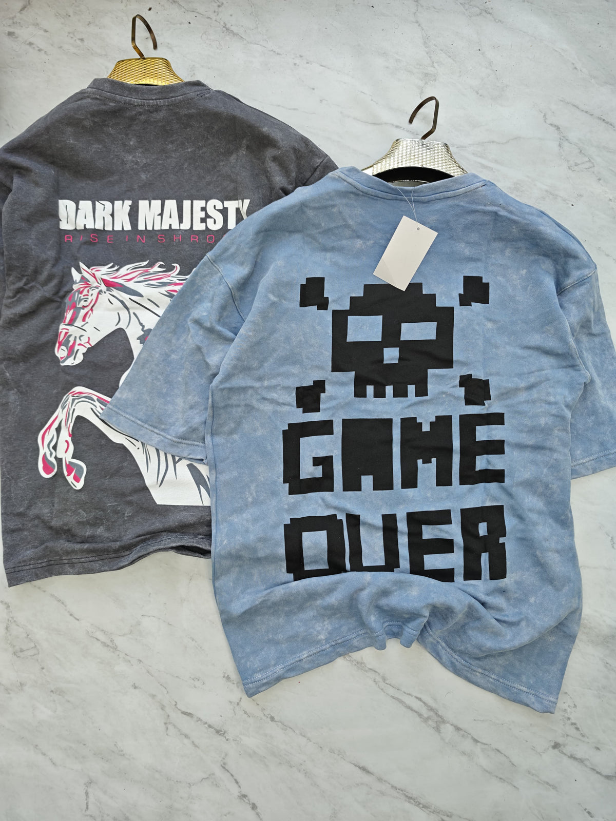 3 in 1 combo buy 3 pcs Random design Acid wash tshirts buy 500 only(Read description before ordering)