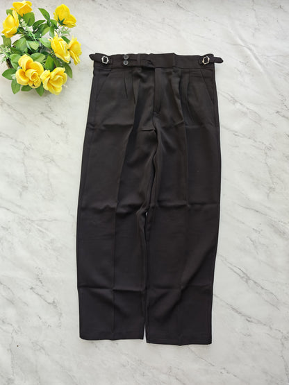 Premium quality Korean gurkha polo fit  pants buy @450 rs only(Black)