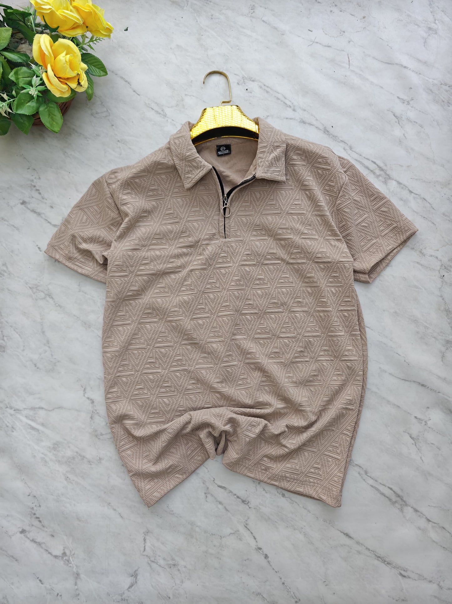 Mfw Half sleeve zipper Tshirt 1 pc @199 and 3 pcs @ 499