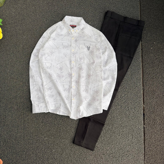 2 in 1 combo old money type Lenin  Printed  shirts +Lenin polo fit buy @600 only