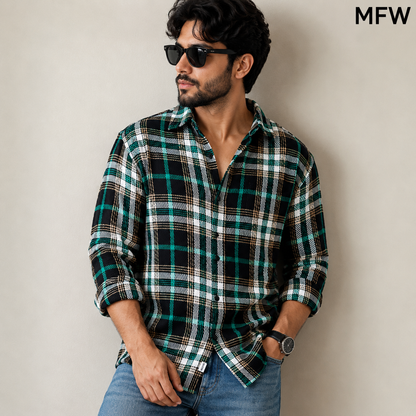 MFW Old money type korean weaving Full sleeve shirts Single pcs @299 and Buy 4 pcs combo @999