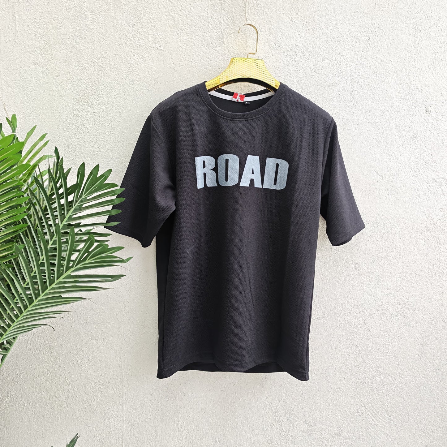 Round neck Front and back print drop shoulder Tshirt 1 pc @199 and 3 pcs @ 499