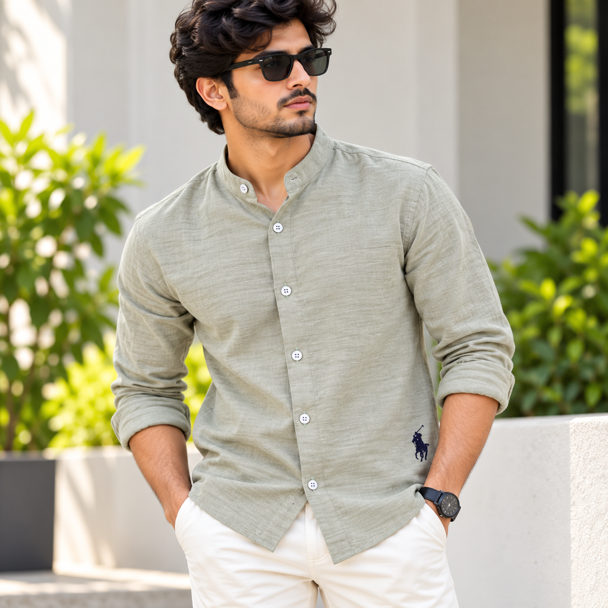 MFW Chinese collar crush lenin full sleeve shirts Single pcs @299 and Buy 4 pcs combo @999