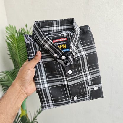 Mfw Oxford checked Shirts single pcs @299 and Buy 4 pcs combo @999