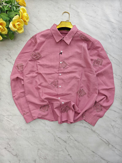 Men's Full sleeve Embroidery Shirts single pcs @350 and Buy 3 pc combo @999
