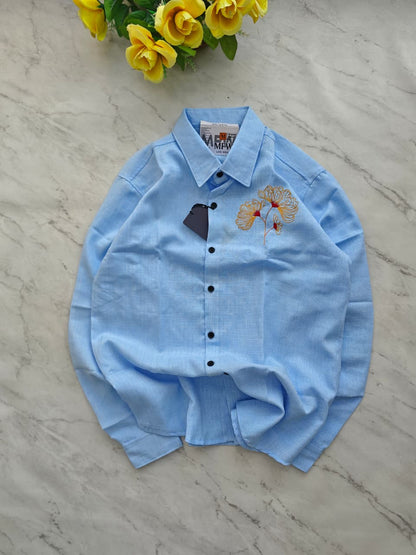 MFW Lenin embroidery work shirts Single pcs @299 and Buy 4 pcs combo @999