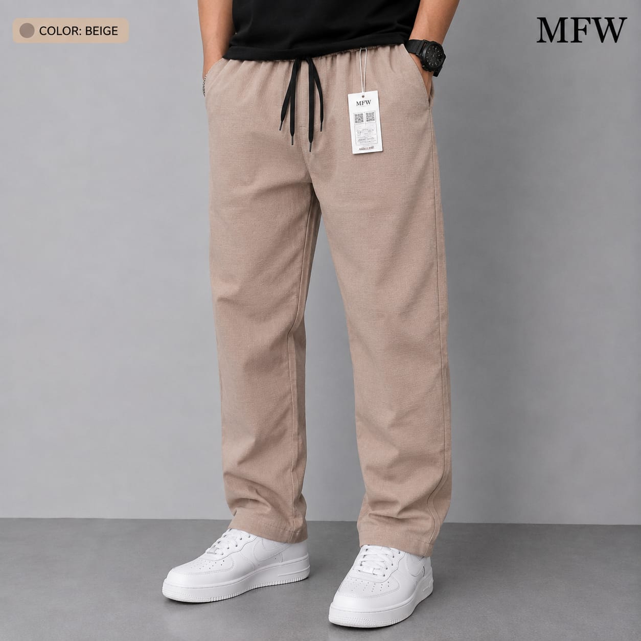 MFW Lenin relax fit pant single pcs @350 and Buy 3 pc combo @999[MFW-LRP-350]
