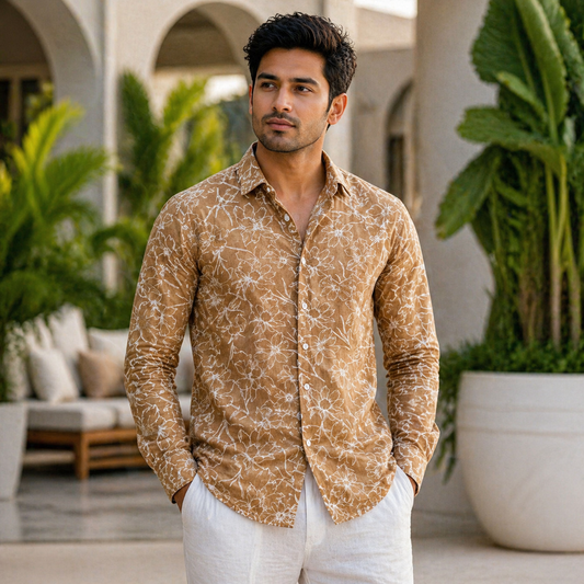 Mfw Foil Printed Premium Shirt buy @300rs