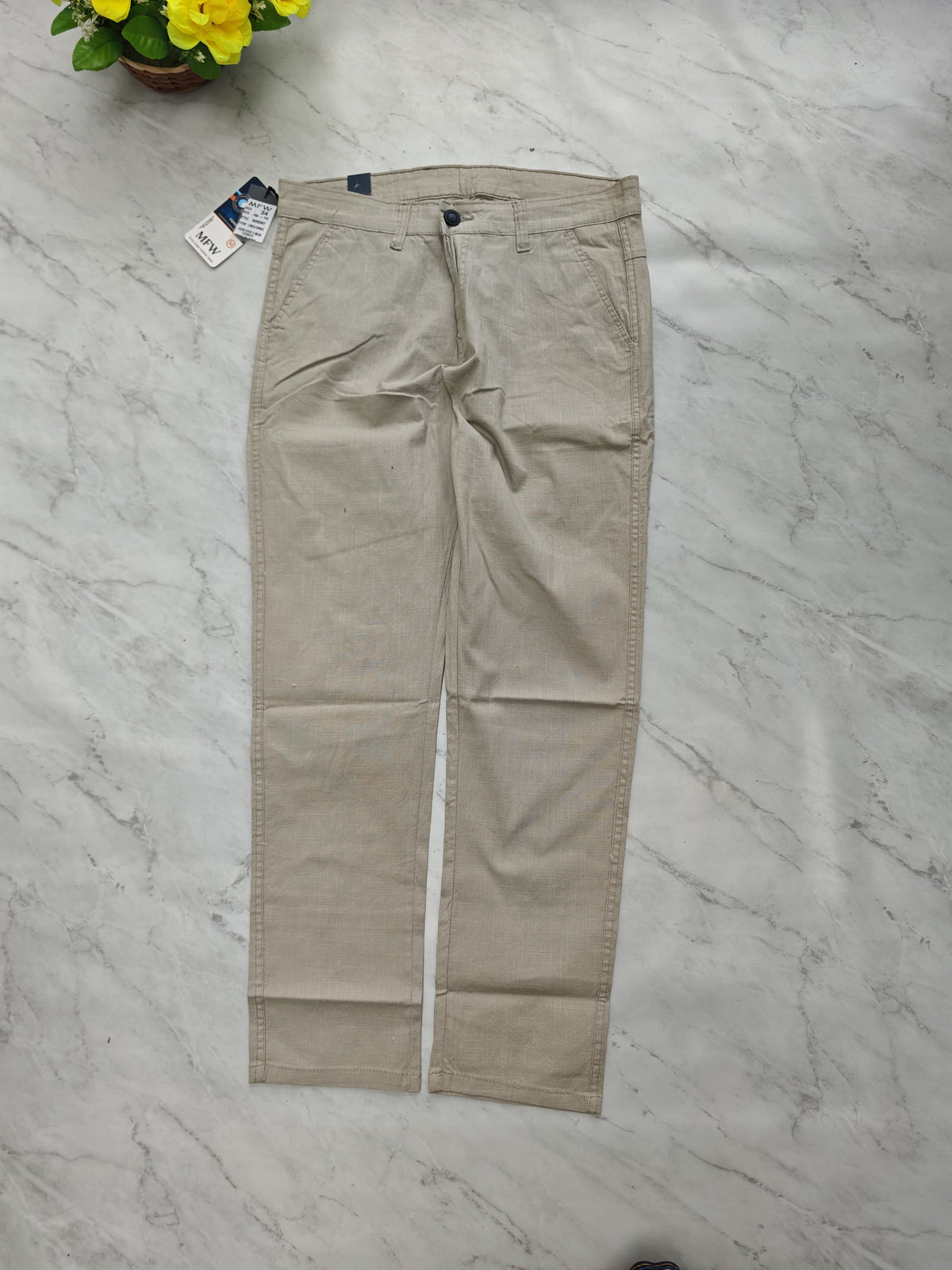 MFW Lenin texture chinos pants  buy 3 pant @ 1200