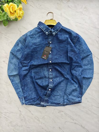 Men's Full sleeve Denim Shirts single pcs @350 and Buy 3 pc combo @999