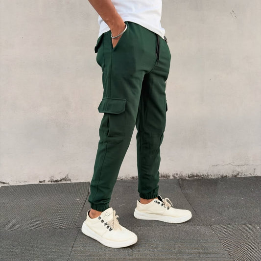 6 packet Lycra twill cargo joggers @299