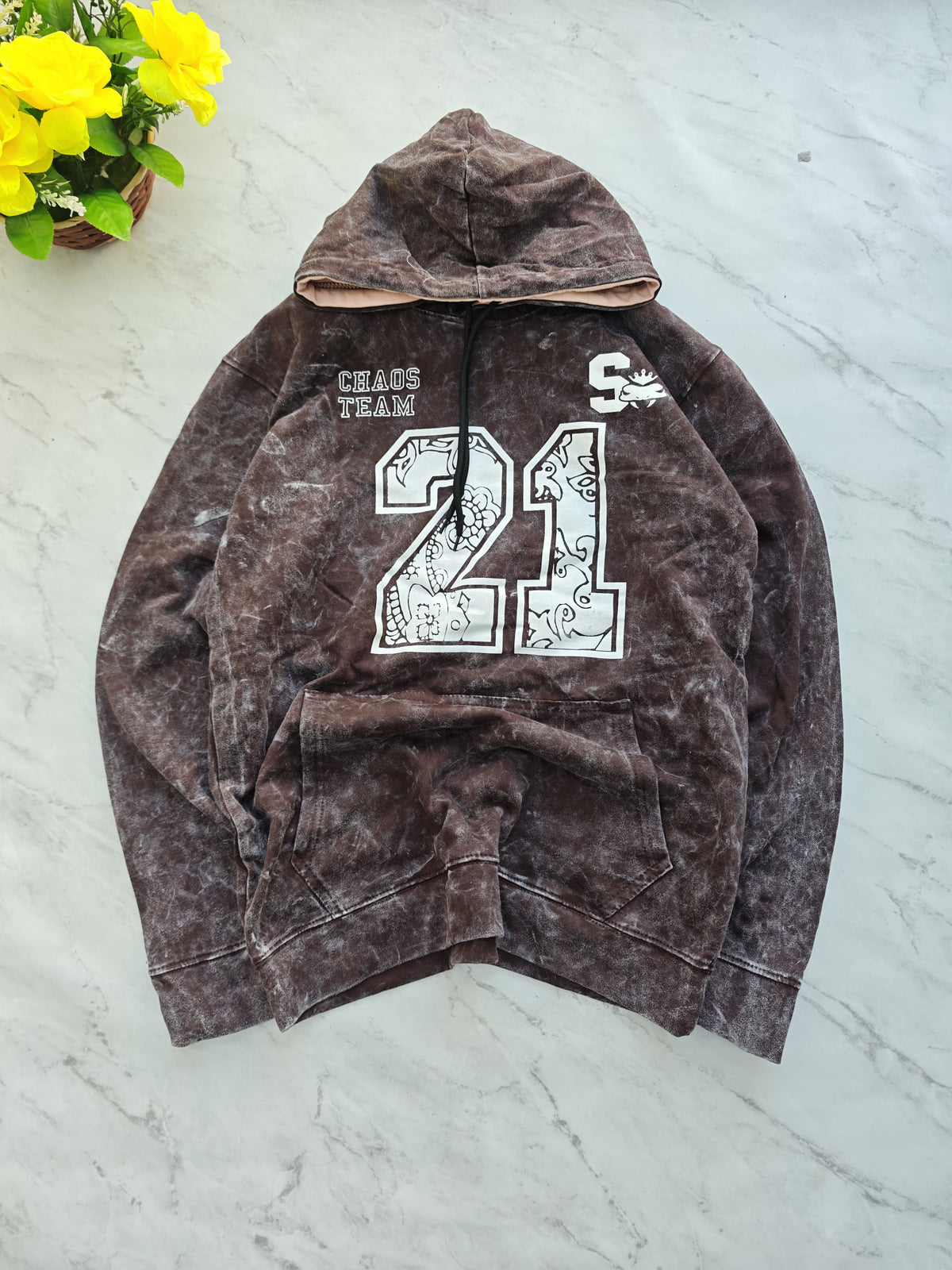 Men's Acid wash Hoodies single pcs @299 and Buy 4 pcs combo @999(Random design only no color selection only size selection )