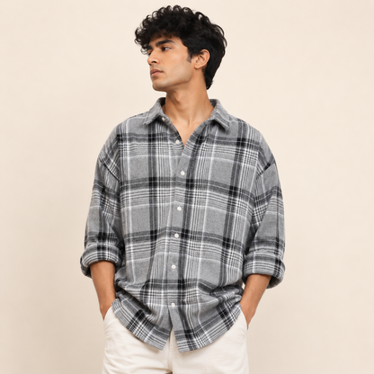 MFW checked Baggy shirts Single pcs @299 and Buy 4 pcs combo @999
