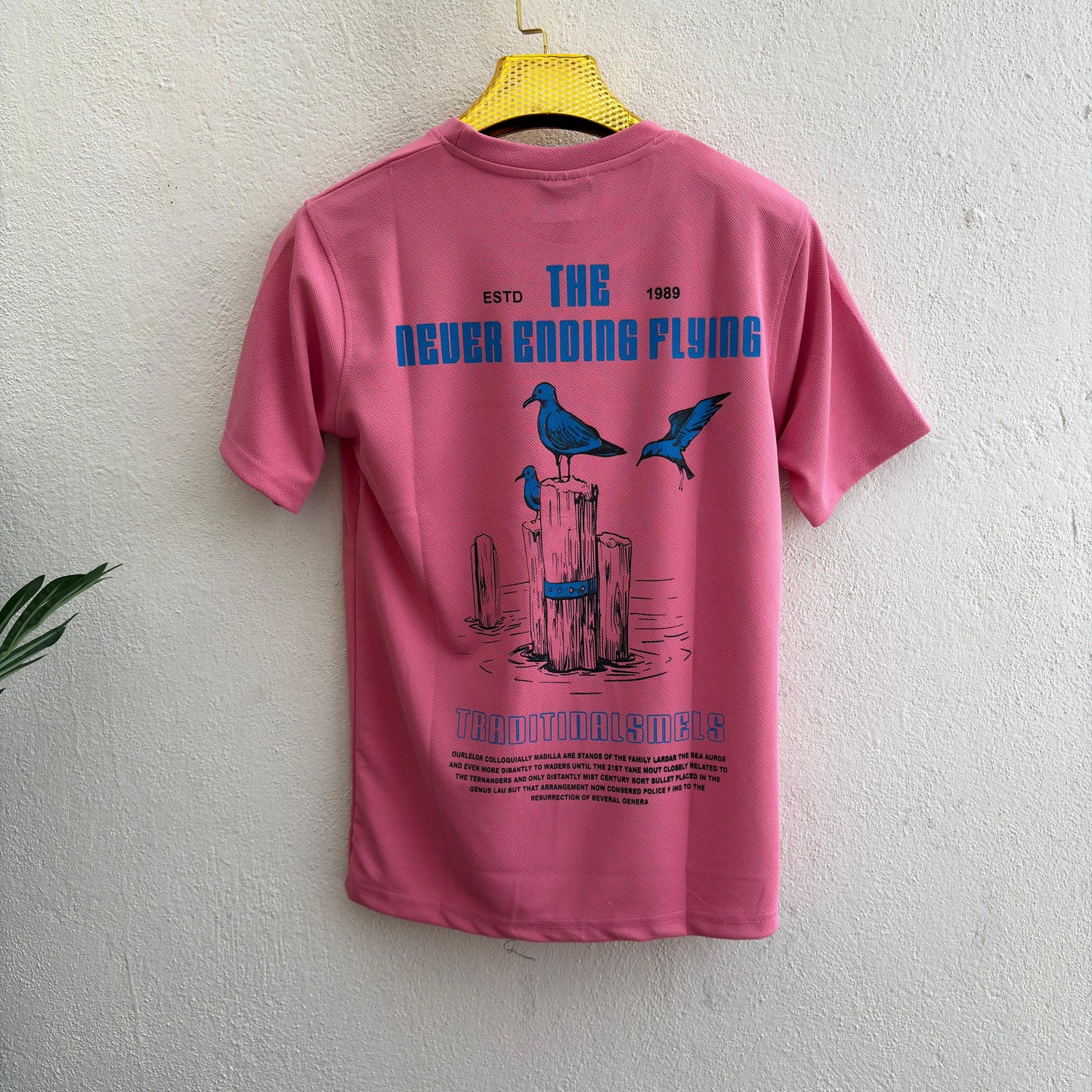 Half sleeve Round neck Front and back Printed Tshirt 1 pc @199 and 3 pcs @ 499