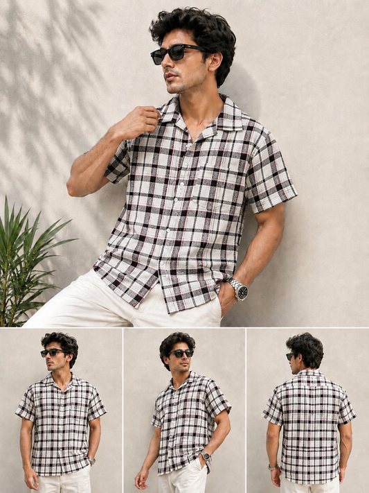 Mfw Half sleeve cuban Collar designer shirts buy @250rs