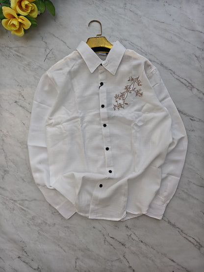 MFW Lenin embroidery work shirts Single pcs @299 and Buy 4 pcs combo @999