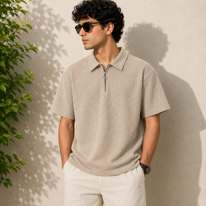 Mfw Half sleeve zipper Tshirt 1 pc @199 and 3 pcs @ 499