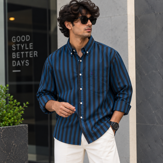 MFW Full sleeve stripes shirts Single pcs @299 and Buy 4 pcs combo @999