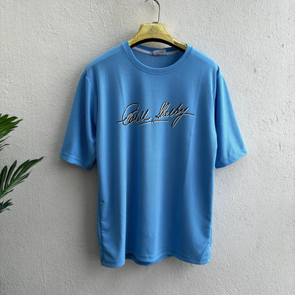 Round neck Front and back print droup shoulder Tshirt 1 pc @199 and 3 pcs @ 499