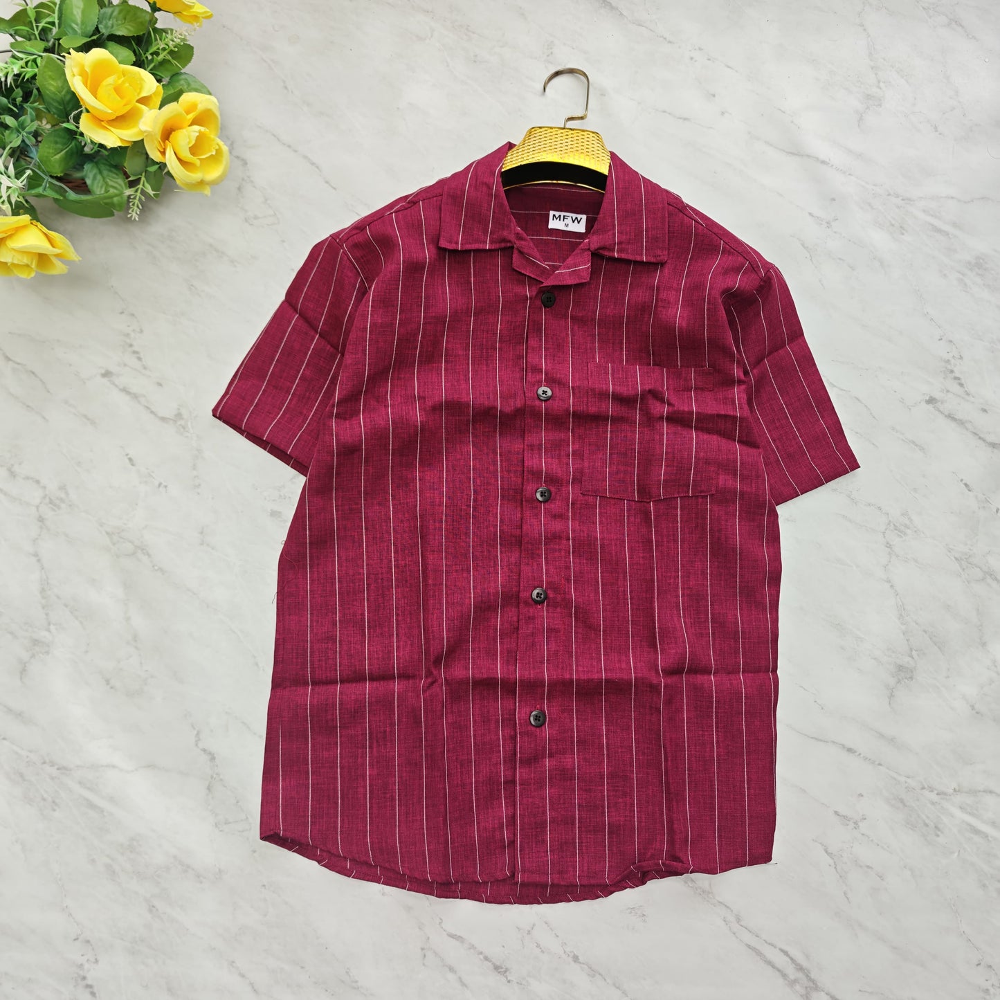 D2 MFW Cuban collar shirts buy 3 pcs @499 and 1 pcs @199