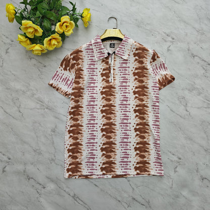 Mfw Half sleeve zipper Tshirt 1 pc @199 and 3 pcs @ 499