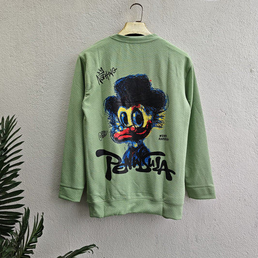 Mfw Full sleeve Front and back printed Tshirt 1 pc @199 and 3 pcs @ 499