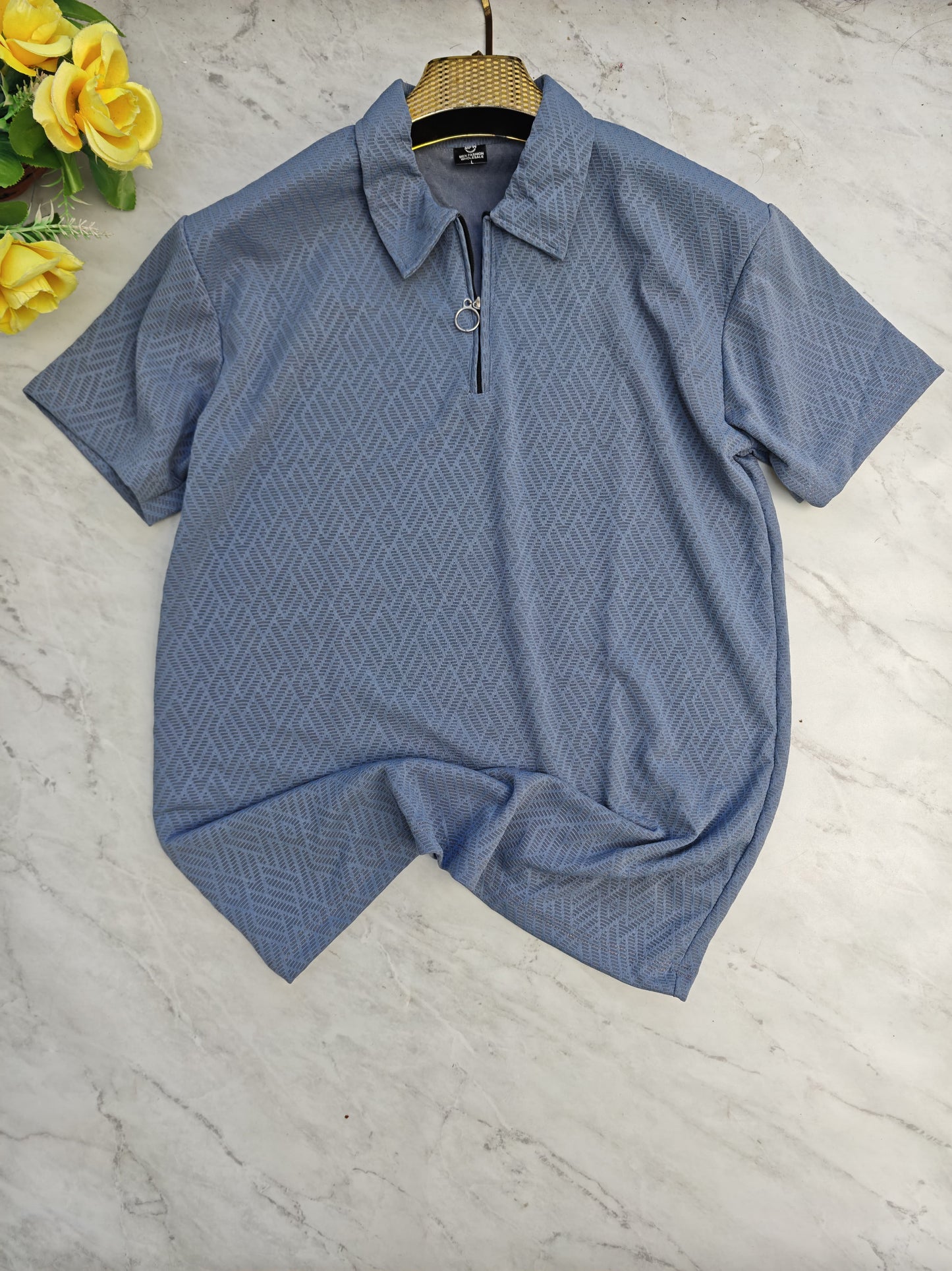 Mfw Half sleeve zipper Tshirt 1 pc @199 and 3 pcs @ 499