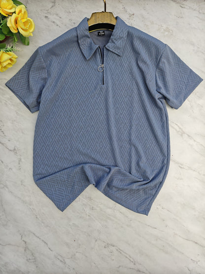 Mfw Half sleeve zipper Tshirt 1 pc @199 and 3 pcs @ 499