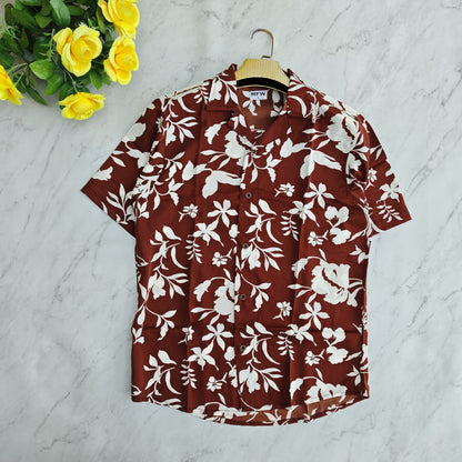 IMP viscose printed cuban collar shirts buy @250 rs only