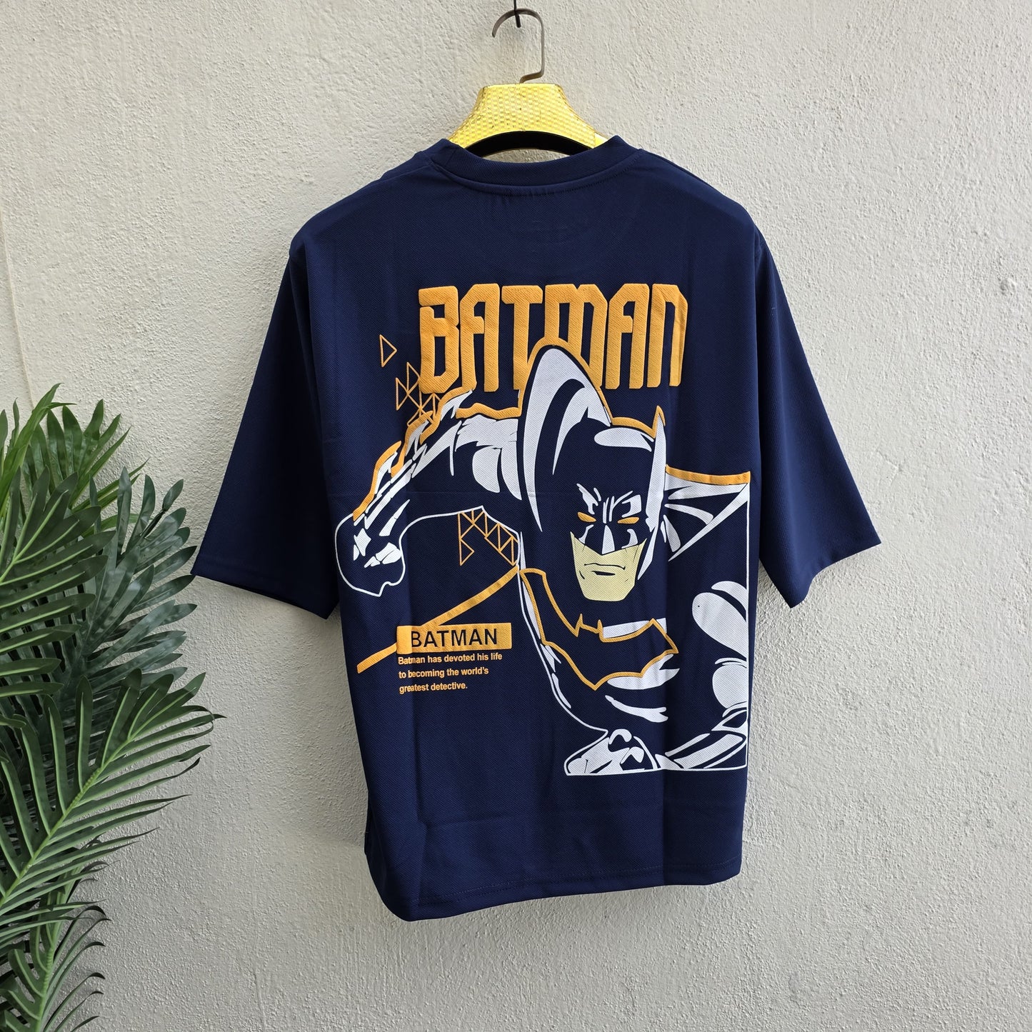 Batman design Round neck Front and back Printed droup shoulder Tshirt 1 pc @199 and 3 pcs @ 499