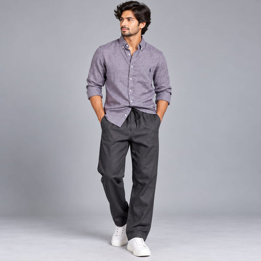 2 in 1 Combo MFW Lenin shirts + lenin relax fit pant buy @550 rs only