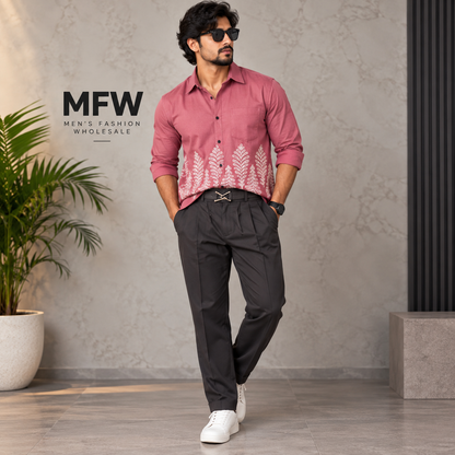 2 in 1 Combo MFW cotton bottoms embroidery shirts + Gurkha polo fit pants buy @700 rs only