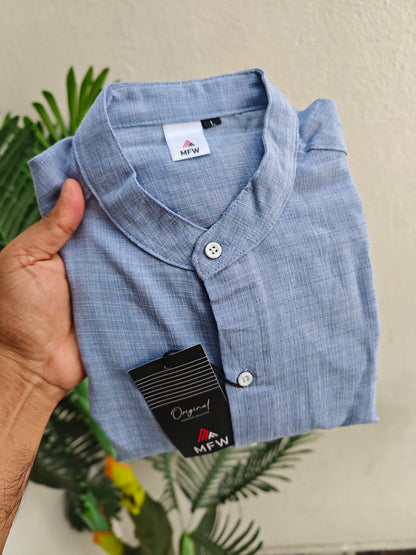 MFW Chinese collar Korean Lenin shirts Single pcs @299 and Buy 4 pcs combo @999