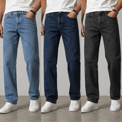 3 in 1 combo plain mom fit jeans pants  combo buy @999 rs only
