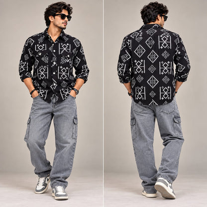 2 in 1 Combo MFW double pocket shirts + 6 pocket mom fit jeans pant buy @600 rs