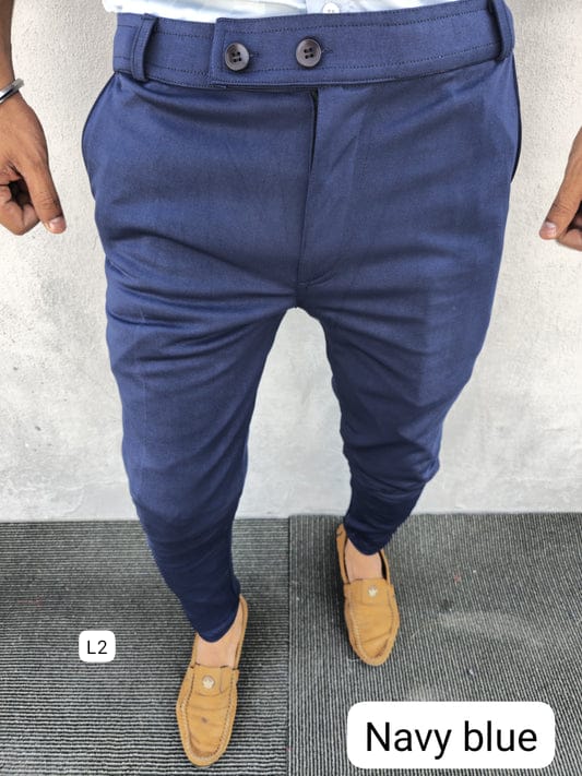 Lycra formal pant buy 4 pcs combo @999 (Navy color)