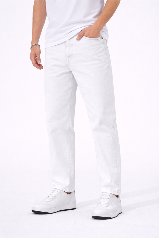 MFW Big size plain mom fit jeans @450